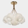IQ2831 DIMPLE CLUSTER CHANDELIER