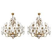 IQ2845 GILT BRASS CHANDELIER
