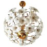 IQ2845 GILT BRASS CHANDELIER