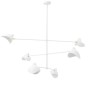 IQ3152 VINCE WHITE CHANDELIER