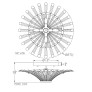 IQ3235 TREVI ROUND FLUSH MOUNT