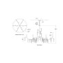 IQ8067 IBERIA  CHANDELIER