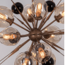 IQ8182 BOOM BURST AMBER CHANDELIER