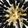 IQ84230 MODERN BRASS STARBURST CHANDELIER