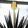 IQ84230 MODERN BRASS STARBURST CHANDELIER