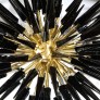 IQ84230 MODERN BRASS STARBURST CHANDELIER