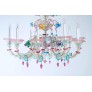 IQ8480 PINK GRAPES CHANDELIER