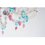 IQ8480 PINK GRAPES CHANDELIER
