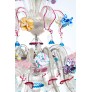IQ8480 PINK GRAPES CHANDELIER