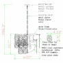 IQ8266 VALERE GLASS CHANDELIER