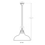 QZ0705 CARSON GOOSENECK PENDANT