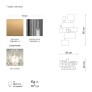 IQ8086WS GISELE CRYSTAL WALL SCONCE